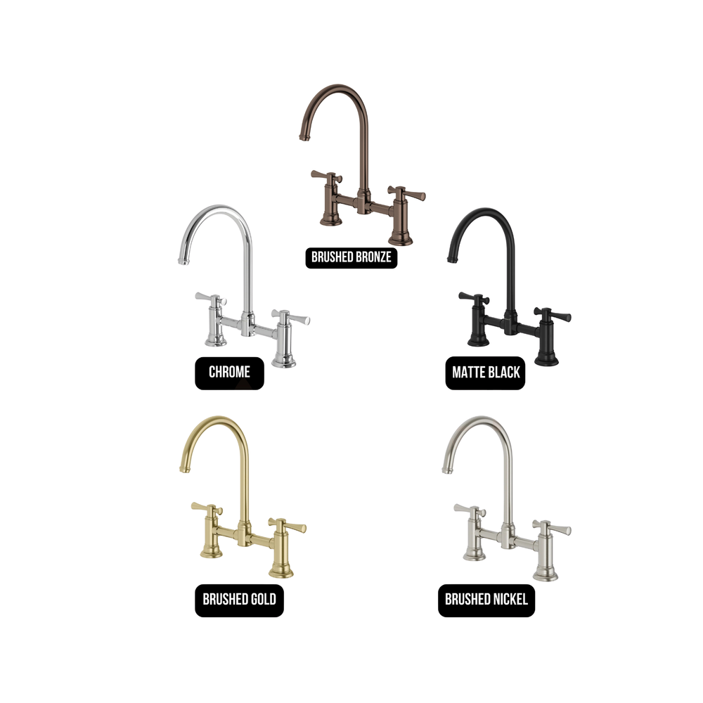 PHOENIX CROMFORD EXPOSED SINK SET 325MM CHROME