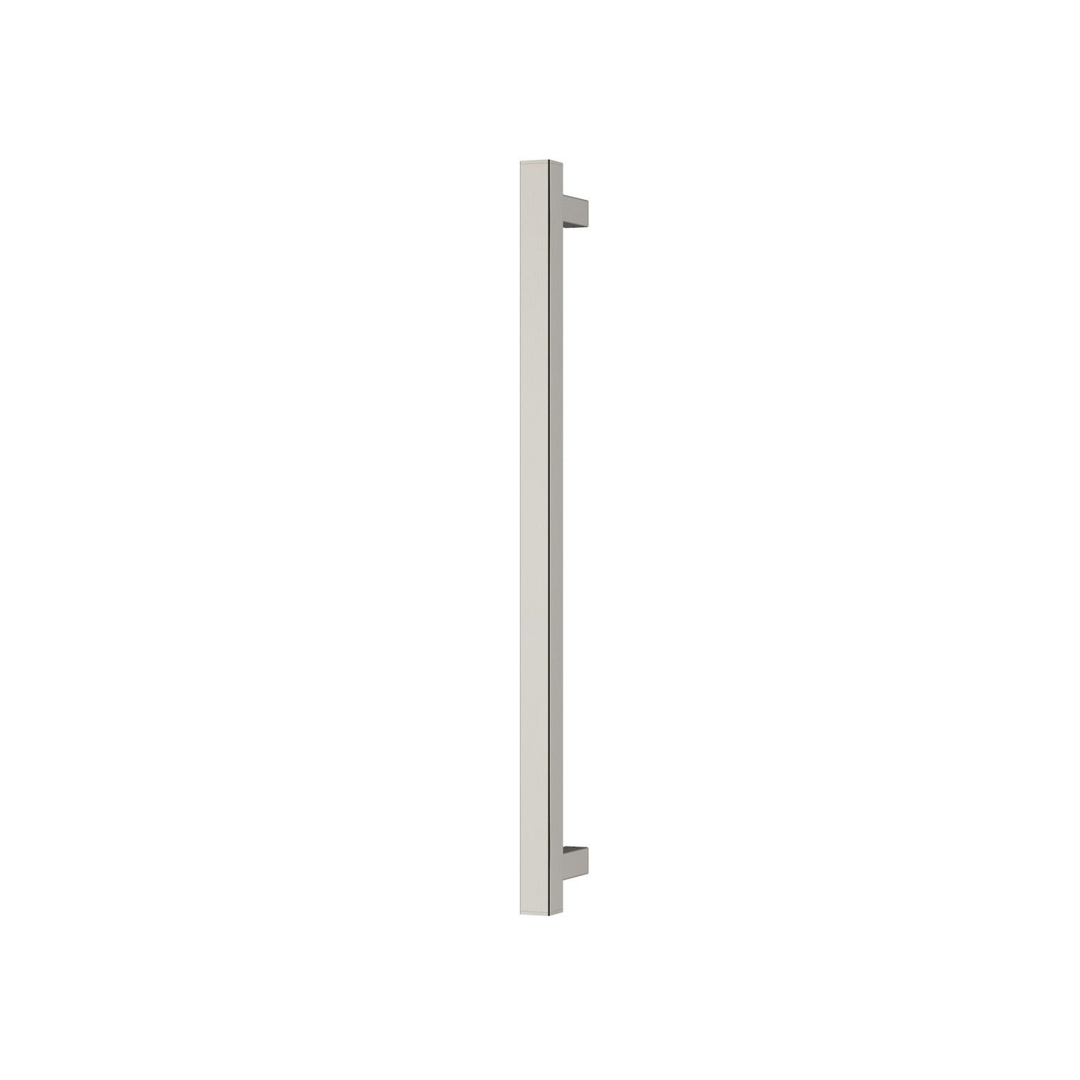 PHOENIX SQUARE SINGLE HEATED TOWEL RAIL BRUSHED NICKEL (AVAILABLE IN 600MM AND 800MM)