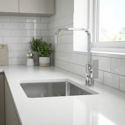 PHOENIX GLOSS SINK MIXER 200MM CHROME