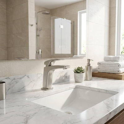 PHOENIX RUSH BASIN MIXER BRUSHED NICKEL