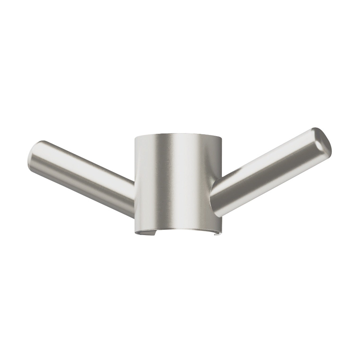 PHOENIX VERTICAL RAIL HOOK ROUND BRUSHED NICKEL