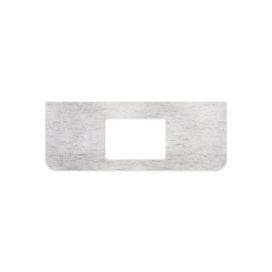 FIENZA POLAR SACCO SILICA FREE CURVED DEPTH STONE BENCHTOP WITH SINGLE UNDERMOUNT BASIN HOLE (AVAILABLE IN 900MM AND 1200MM)