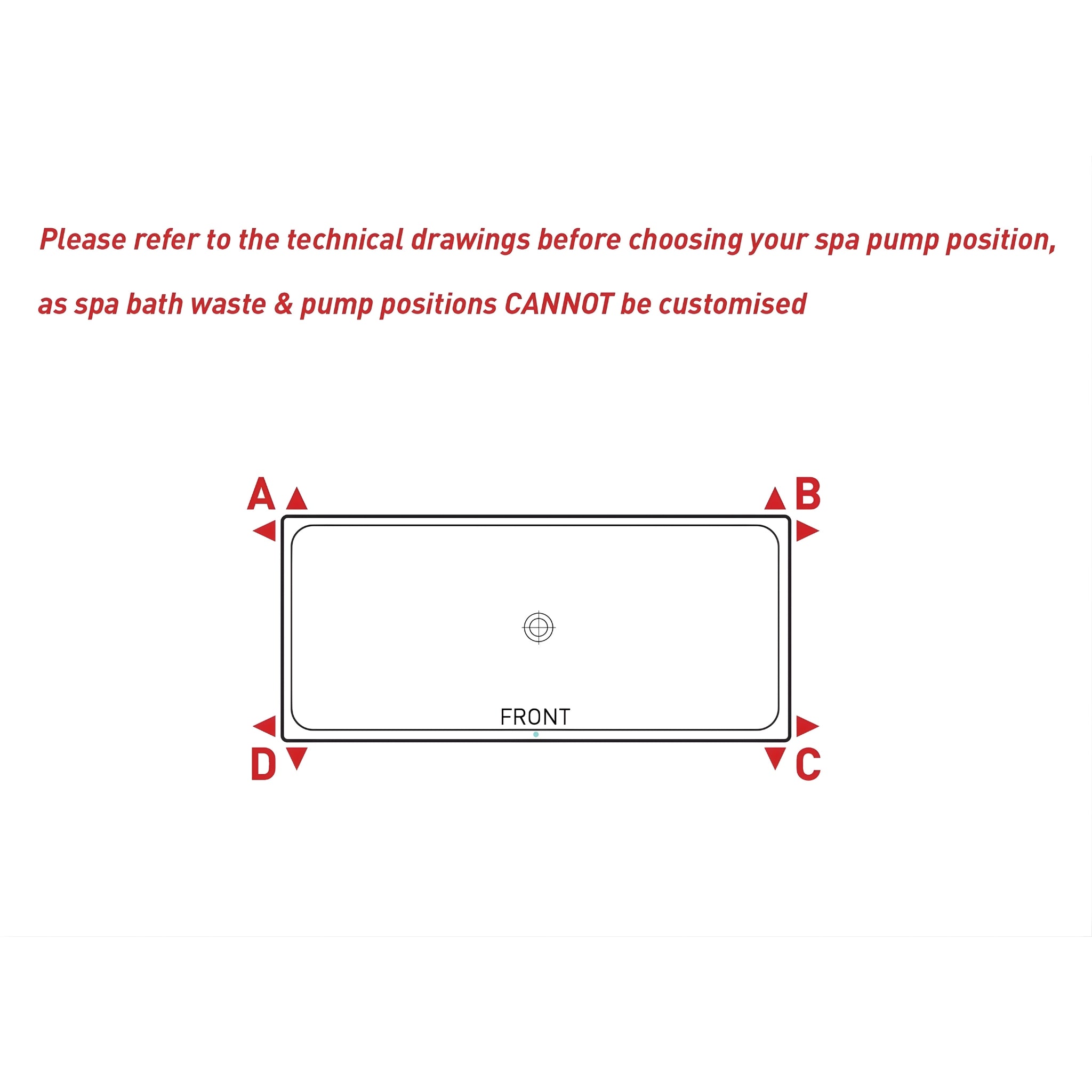 DECINA CARINA INSET SANTAI SPA BATH GLOSS WHITE 1675MM WITH 12-JETS