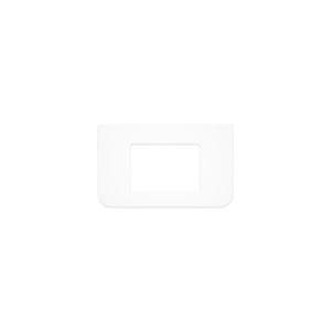 FIENZA PURE WHITE CURVED SOLID SURFACE BENCHTOP WITH SINGLE UNDERMOUNT BASIN HOLE (AVAILABLE IN 750MM, 900MM, 1200MM AND 1500MM)