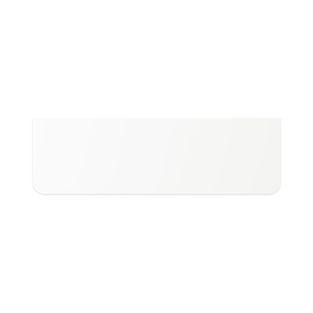 FIENZA PURE WHITE CURVED SOLID SURFACE BENCHTOP (AVAILABLE IN 750MM, 900MM, 1200MM AND 1500MM)