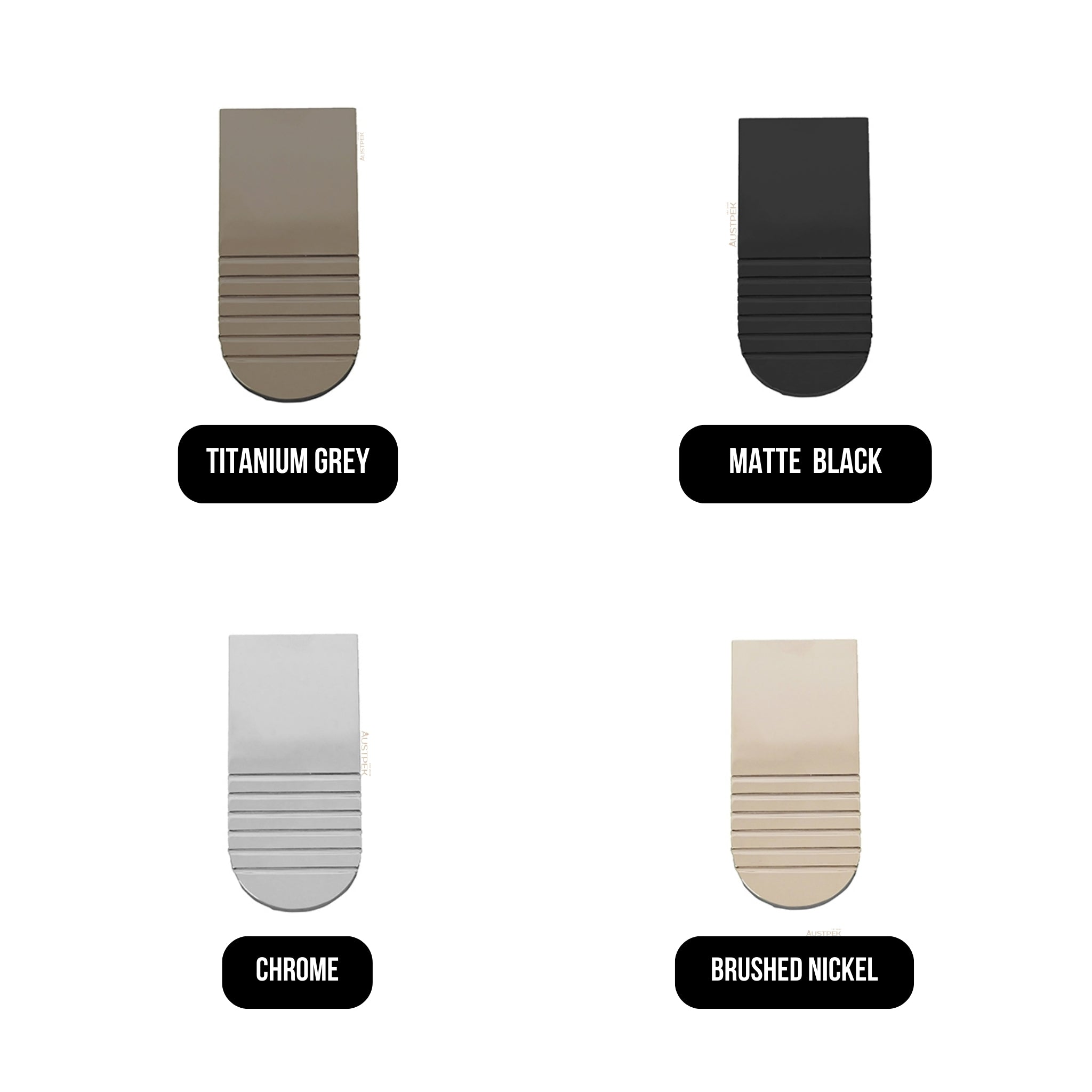 MODULR PUSH PANEL HANDLE 30MM MATTE BLACK