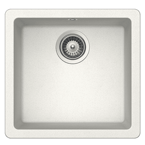 SCHOCK QUADRO SINGLE BOWL KITCHEN SINK ALPINA 450MM