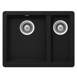 SCHOCK QUADRO 1 & 1/2 BOWL KITCHEN SINK ONYX 550MM