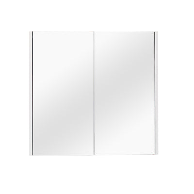 POSEIDON QUBIST MATTE WHITE MIRROR SHAVING CABINET 900X720MM