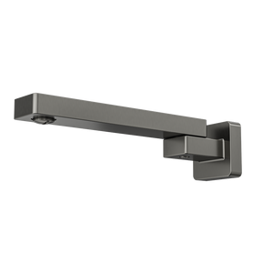 Linsol Quadra Swivel Wall Bath Spout 230mm Gun Metal