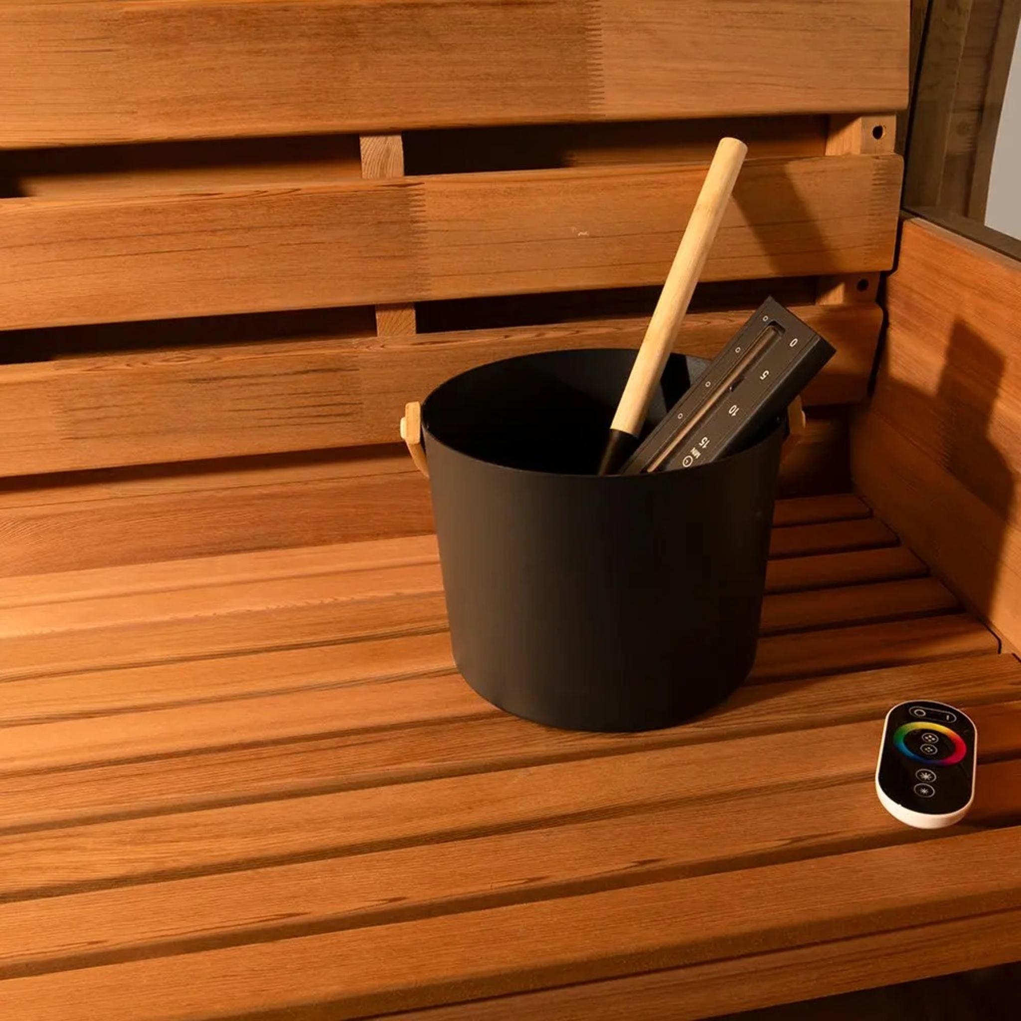 REVEL EDENVIEW 4 PERSON OUTDOOR BARREL SAUNA