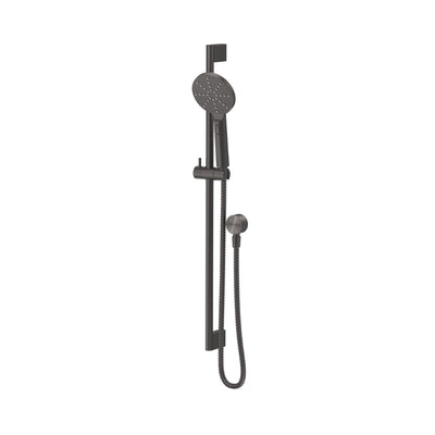 BELLA VISTA MICA SHOWER RAIL 800MM GUN METAL