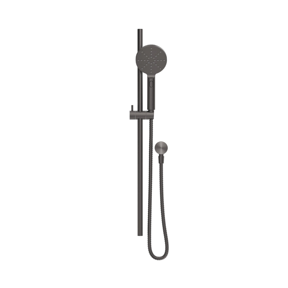 BELLA VISTA MICA SHOWER RAIL 800MM GUN METAL