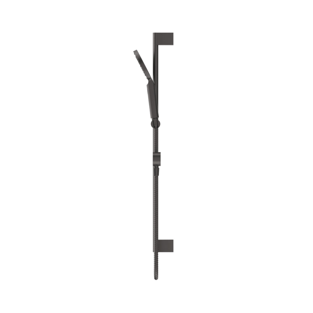 BELLA VISTA MICA SHOWER RAIL 800MM GUN METAL