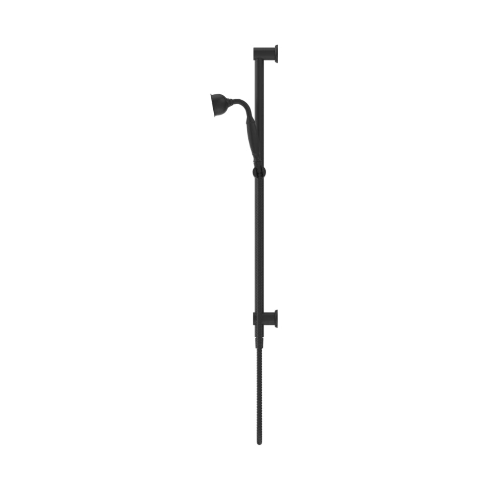 BELLA VISTA MICA HERITAGE SHOWER RAIL 800MM BLACK