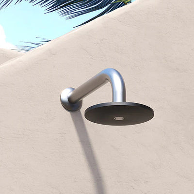 RAINWARE MARENGO OUTDOOR SHOWER ROSE AND ARM STAINLESS STEEL