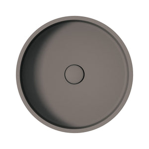 FIENZA JADA CONCRETE ABOVE COUNTER BASIN WARM GREY 390MM