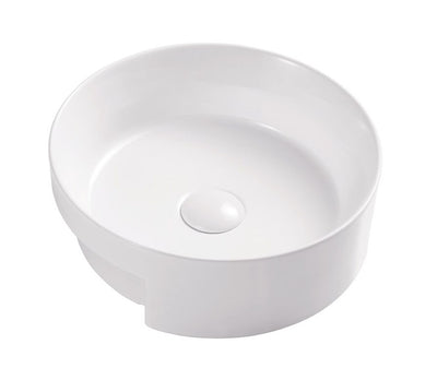 FIENZA REBA SEMI-RECESSED BASIN GLOSS WHITE 360MM