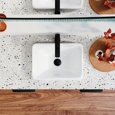FIENZA SARAH SEMI-INSET BASIN GLOSS WHITE 440MM