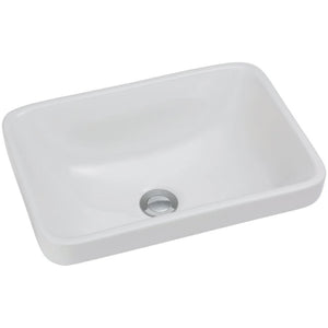 FIENZA SARAH SEMI-INSET BASIN GLOSS WHITE 440MM