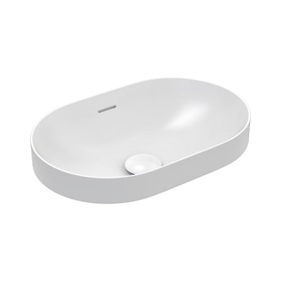 FIENZA ALUCA PILL SEMI-INSET BASIN MATTE WHITE 530MM
