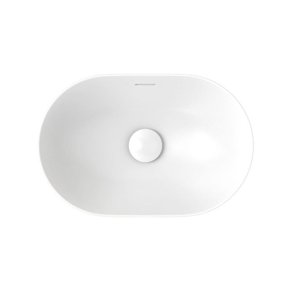 FIENZA ALUCA PILL SEMI-INSET BASIN MATTE WHITE 530MM