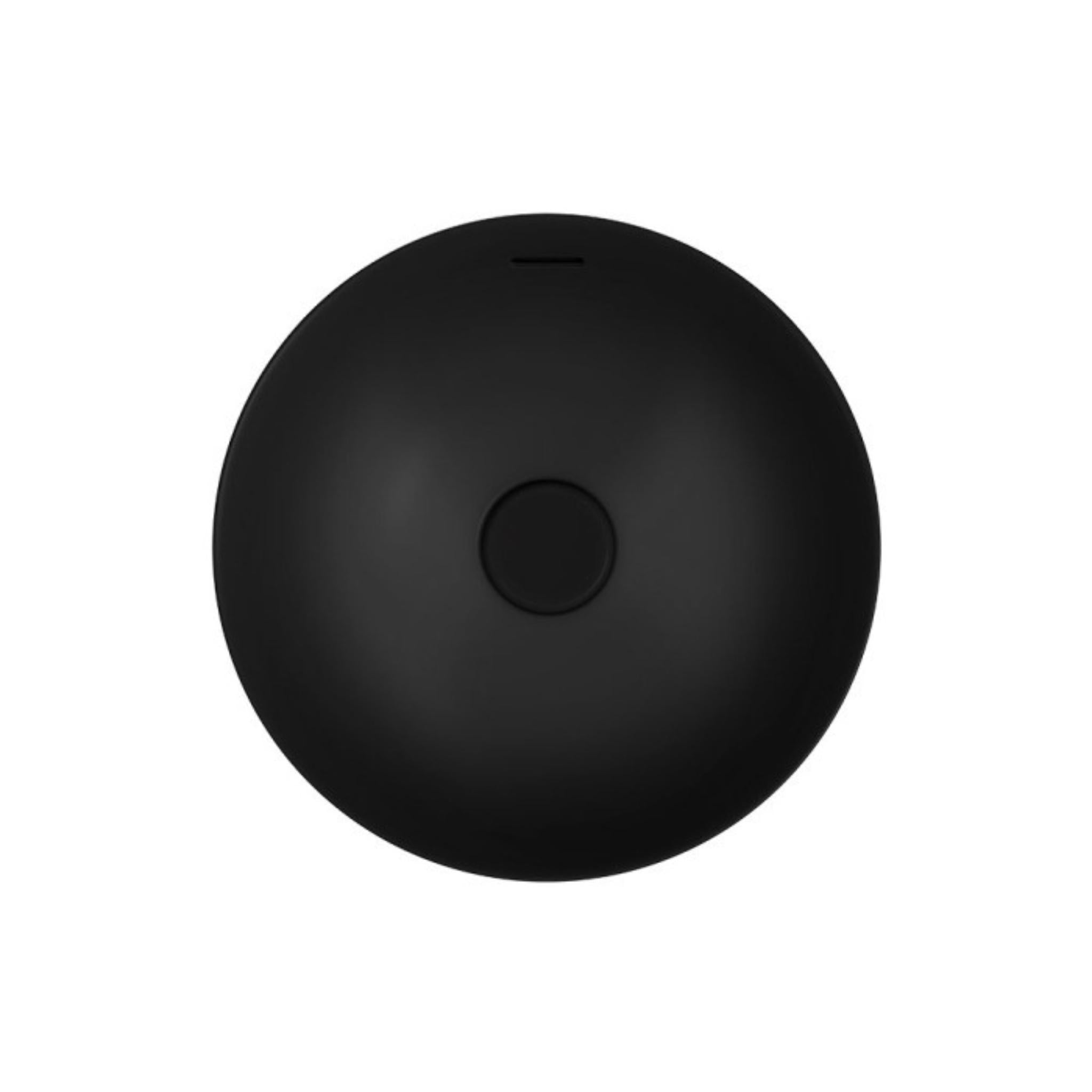 FIENZA ALUCA ROUND SEMI-INSET BASIN MATTE BLACK 350MM
