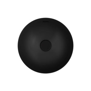 FIENZA ALUCA ROUND SEMI-INSET BASIN MATTE BLACK 350MM