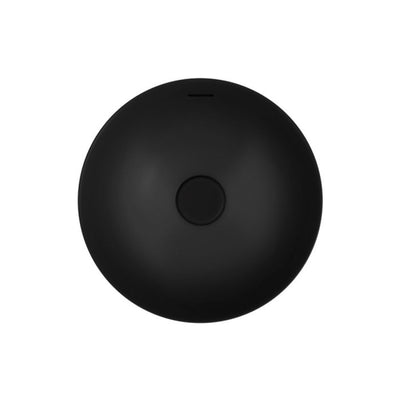 FIENZA ALUCA ROUND SEMI-INSET BASIN MATTE BLACK 350MM