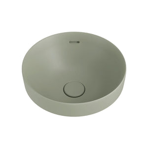 FIENZA ALUCA ROUND SEMI-INSET BASIN MATTE OLIVE 350MM