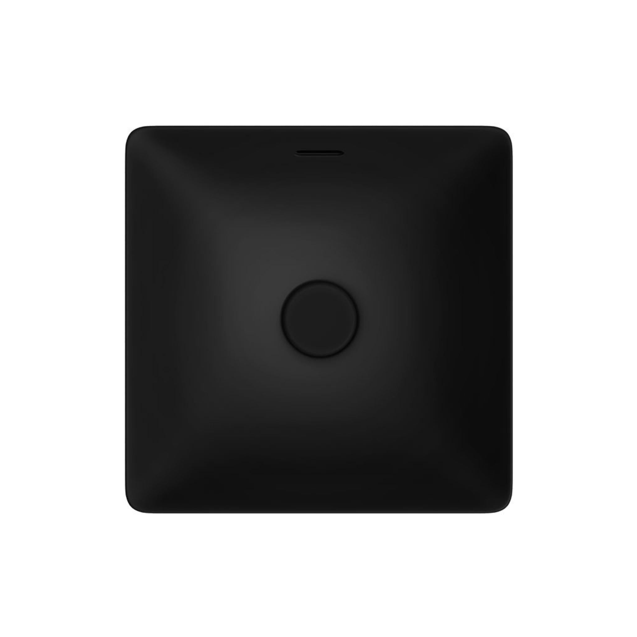 FIENZA ALUCA SQUARE SEMI-INSET BASIN MATTE BLACK 345MM