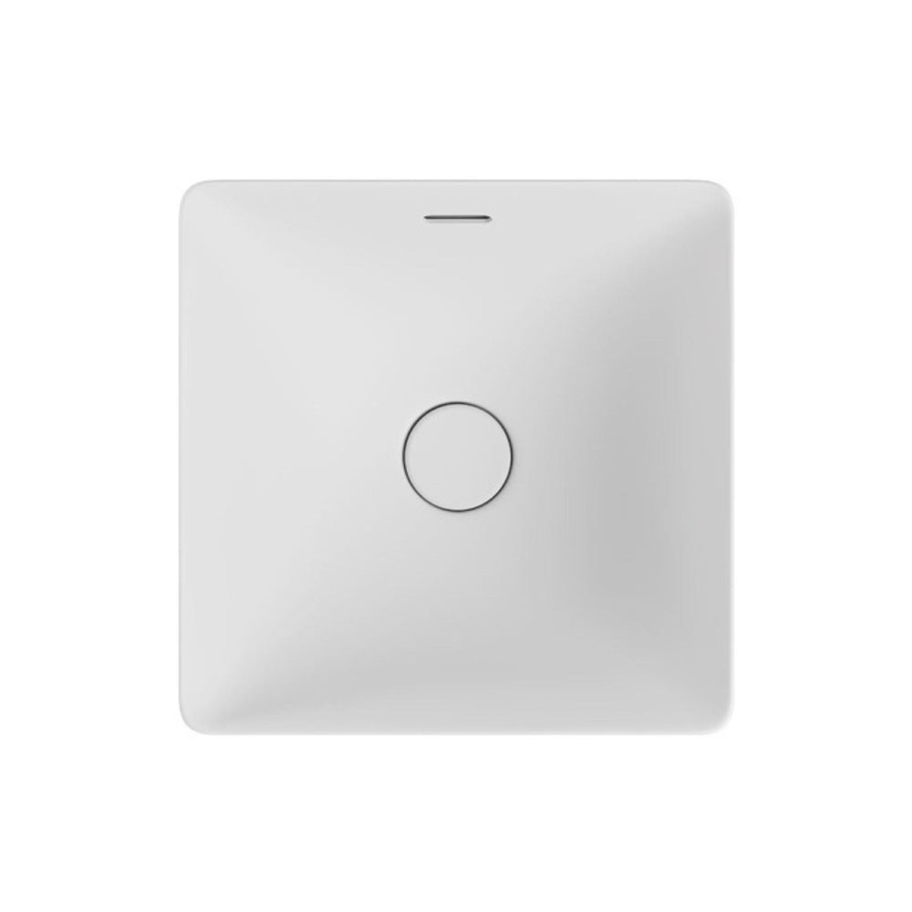 FIENZA ALUCA SQUARE SEMI-INSET BASIN MATTE WHITE 345MM