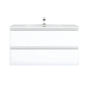 CETO REVIVE MATTE WHITE 1200MM SINGLE BOWL WALL HUNG VANITY