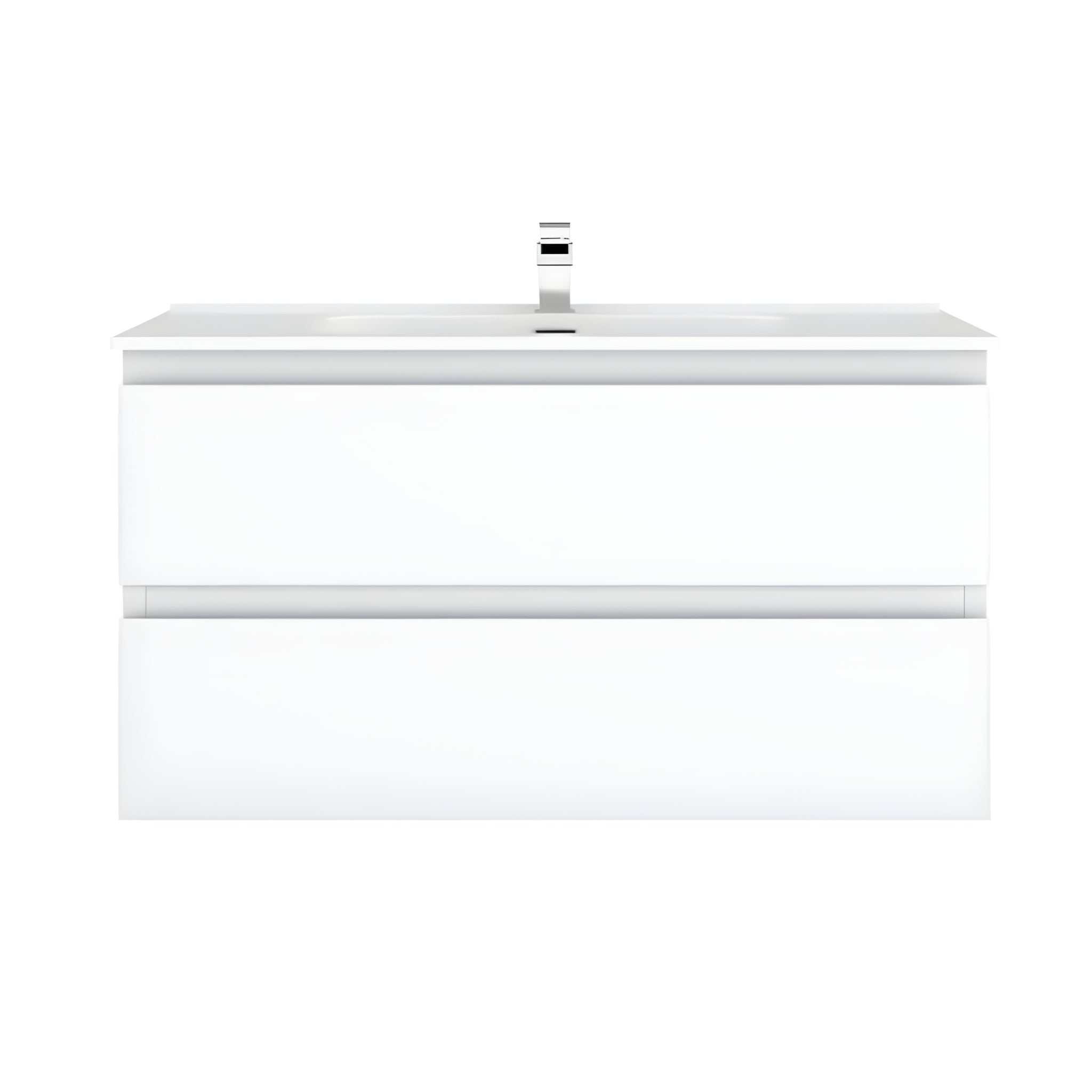 CETO REVIVE MATTE WHITE 1200MM SINGLE BOWL WALL HUNG VANITY