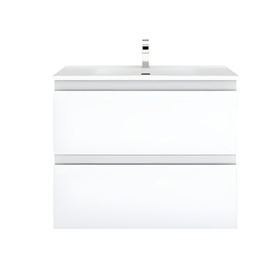 CETO REVIVE MATTE WHITE 600MM SINGLE BOWL WALL HUNG VANITY
