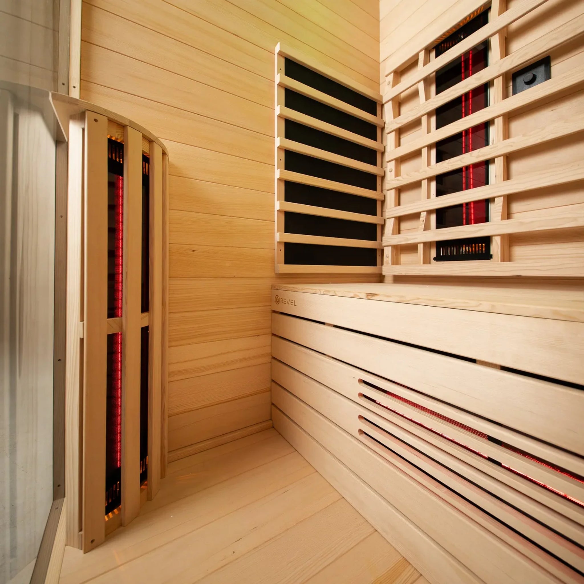 REVEL ECLIPSE 2 PERSON FULL SPECTRUM LOW EMF INFRARED CABIN SAUNA