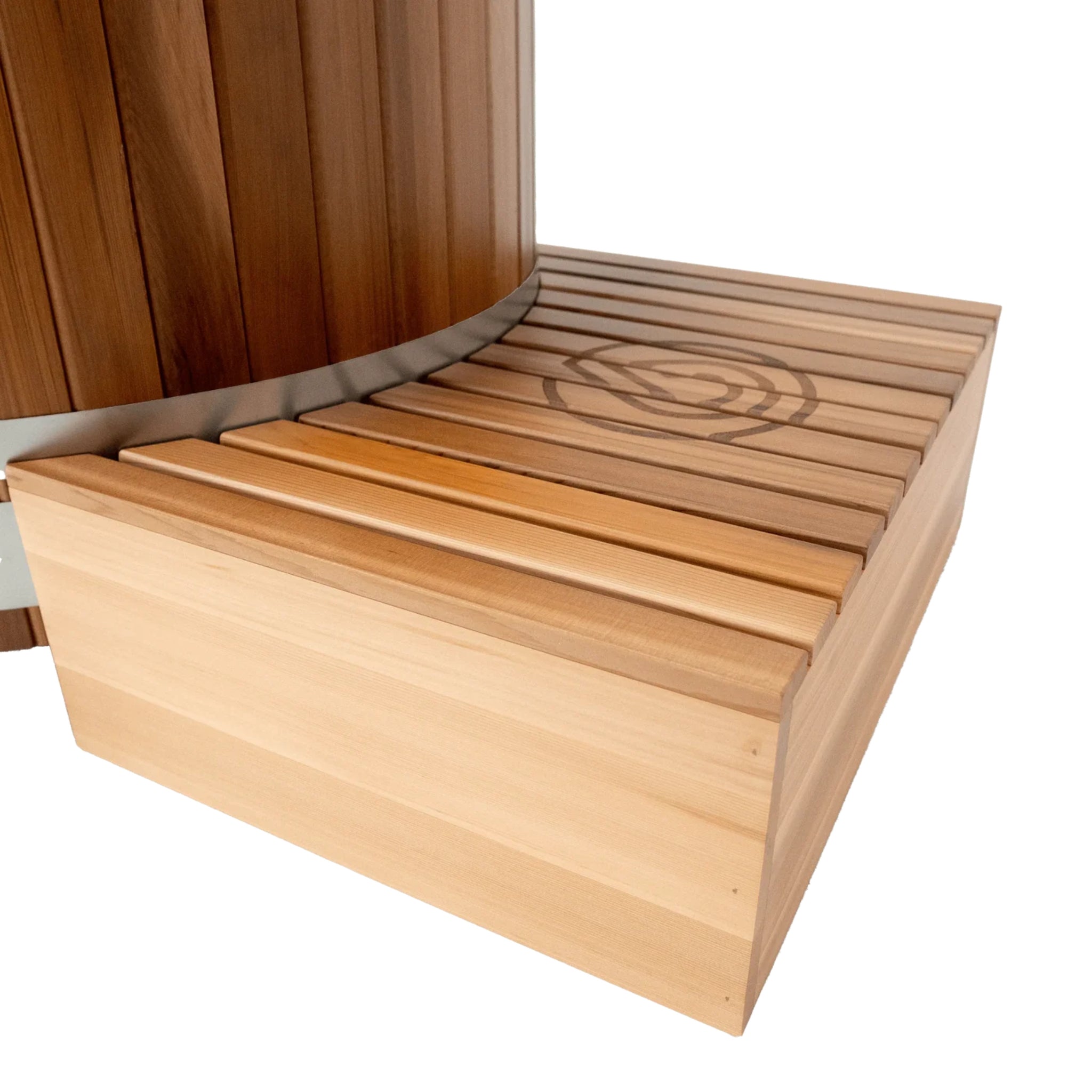 REVEL GLACIER DUO CEDAR COLD PLUNGE ICE BATH WITH CHILLER