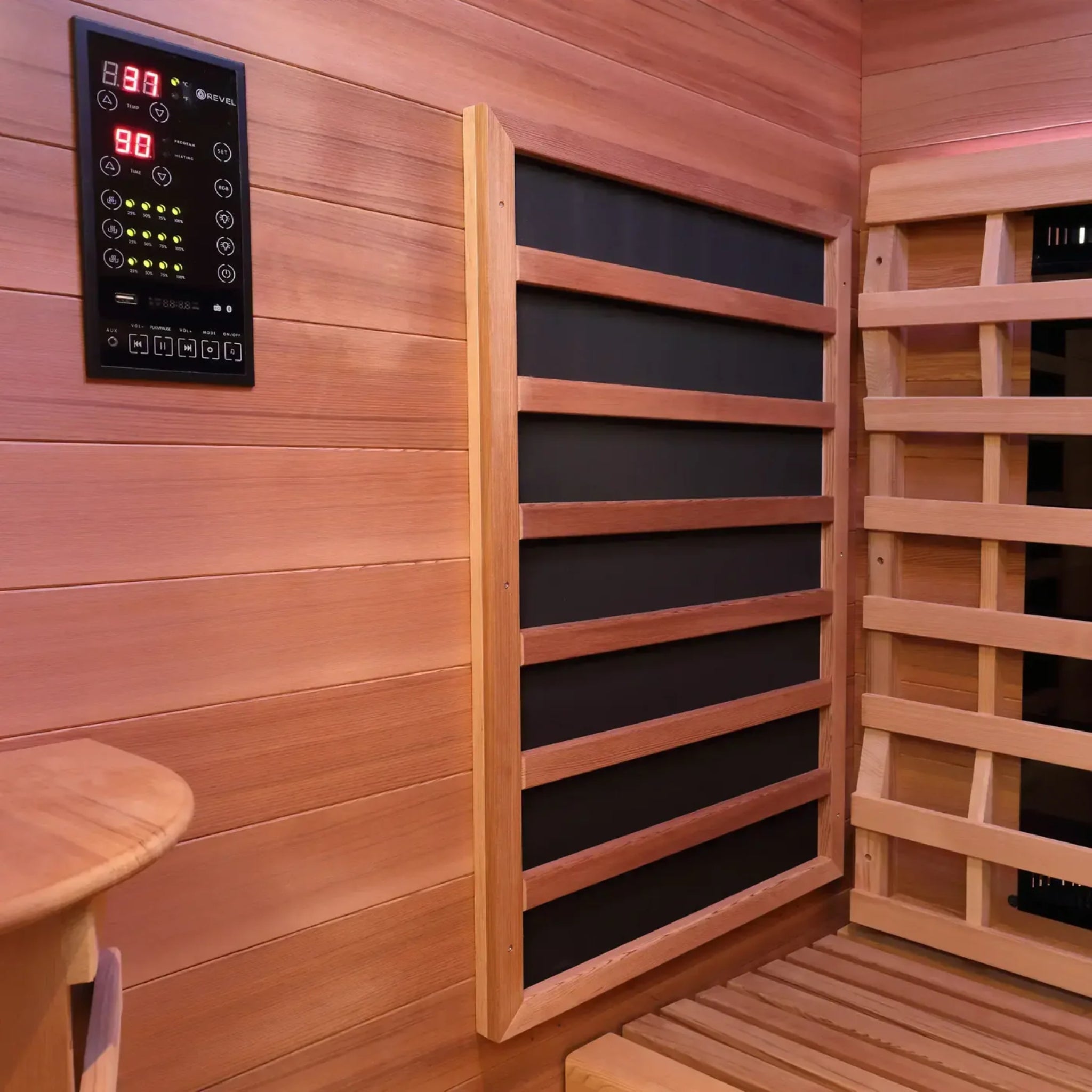 REVEL NOVA 3 PERSON FULL SPECTRUM INFRARED CEDAR SAUNA