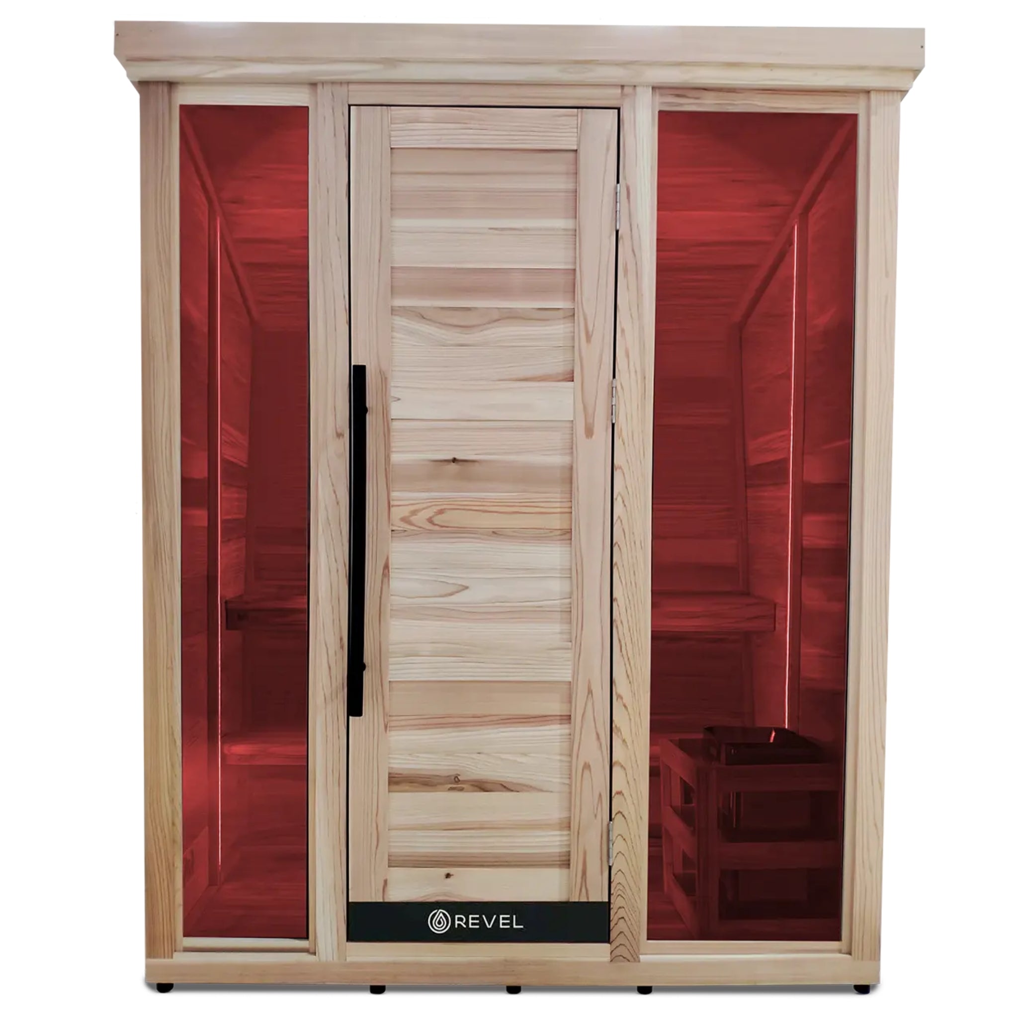 REVEL SOLARIS 4 PERSON FINNISH STYLE TRADITIONAL INDOOR AND OUTDOOR CABIN SAUNA