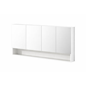 CETO REVIVE MATTE WHITE MIRROR SHAVING CABINET 1480X750MM