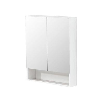 CETO REVIVE MATTE WHITE MIRROR SHAVING CABINET 600X750MM