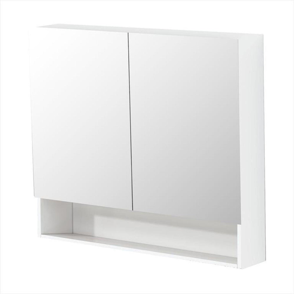 CETO REVIVE MATTE WHITE MIRROR SHAVING CABINET 900X750MM