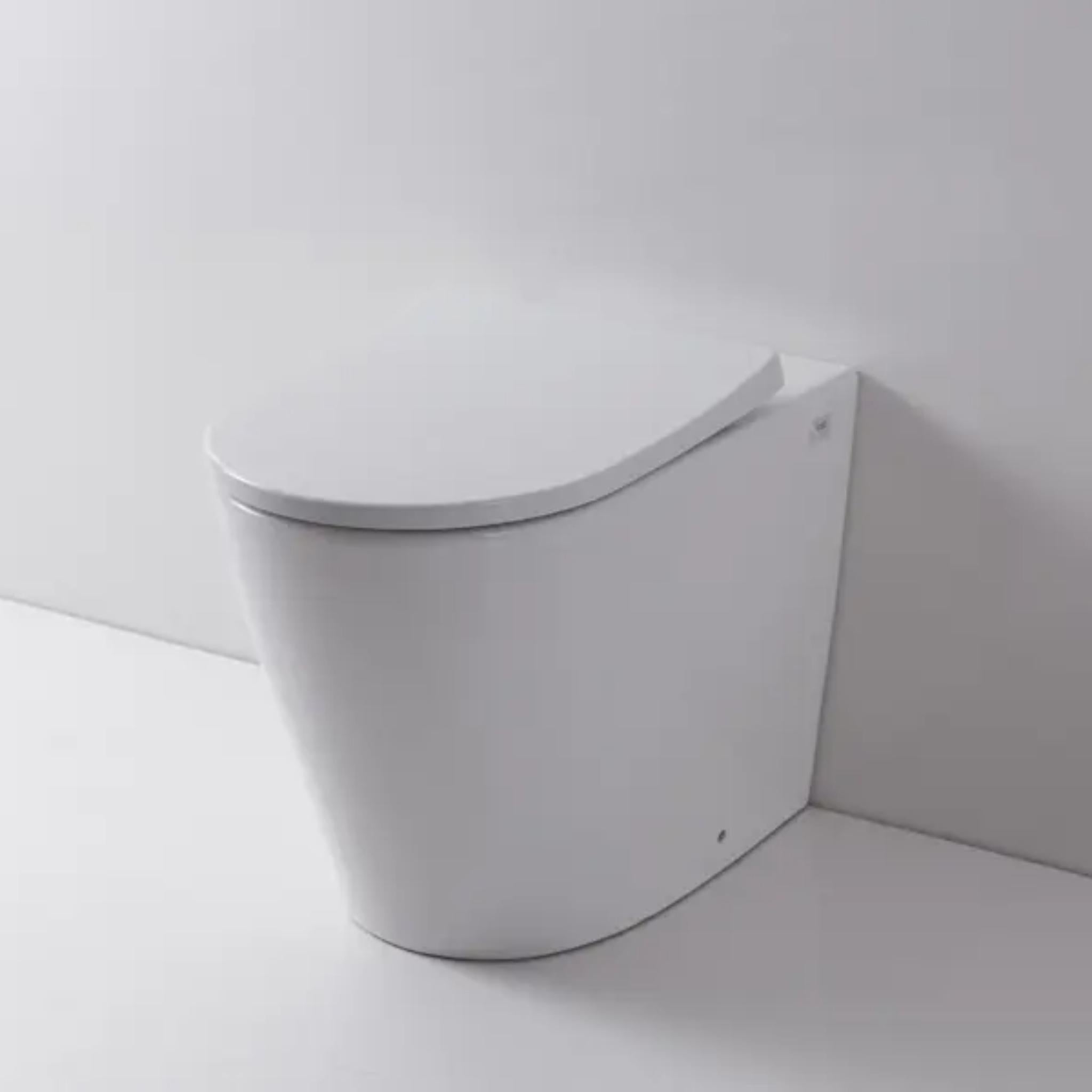 DECINA RENEE RIMLESS WALL FACED PAN & GEBERIT IN-WALL CISTERN TOILET SUITE