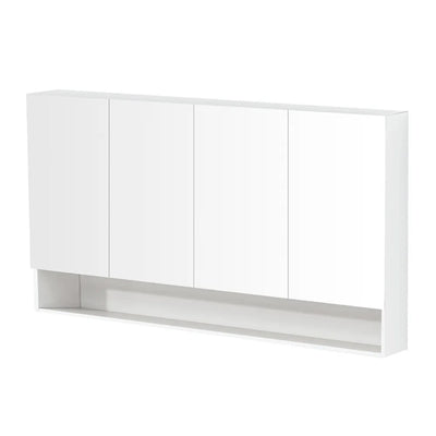 POSEIDON RIVA WHITE MIRROR SHAVING CABINET 1480X750MM