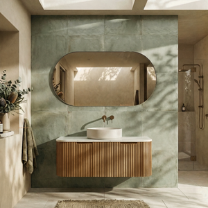 RIVA BERGEN SOLID TIMBER 1200MM SINGLE BOWL WALL HUNG VANITY
