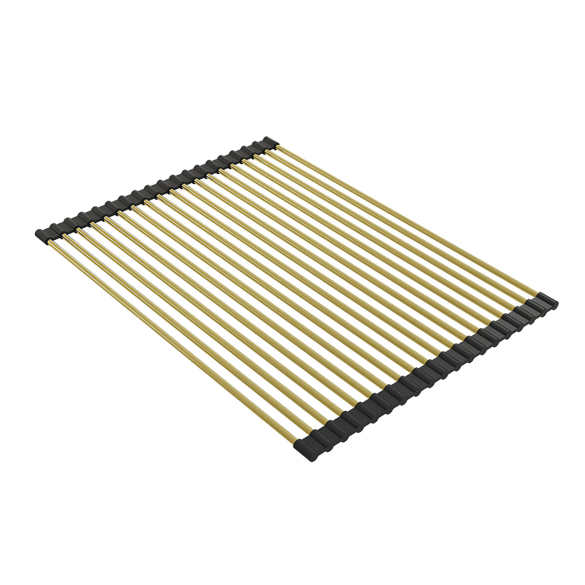 TURNER HASTINGS ROLL-UP SINK DRAINER 436MM BRUSHED BRASS