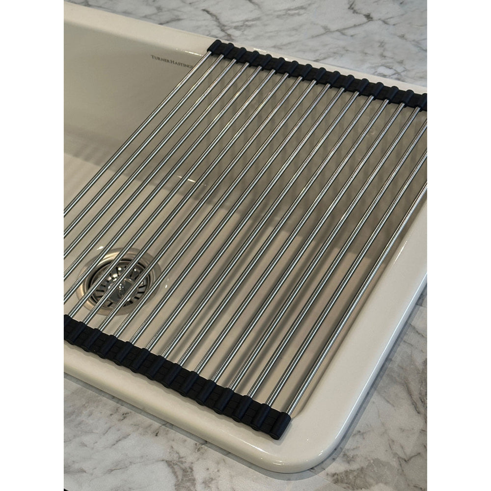 TURNER HASTINGS ROLL-UP SINK DRAINER 436MM STAINLESS STEEL