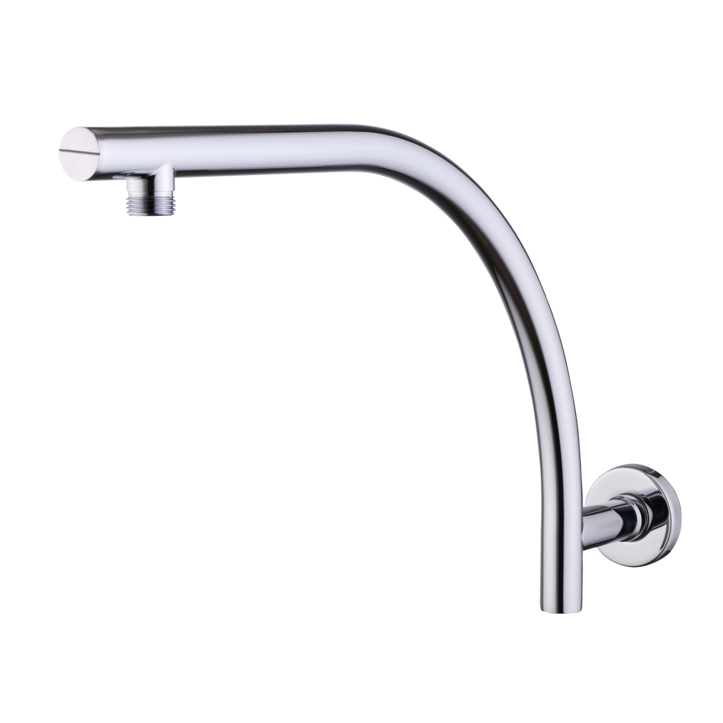 OLIVERI ROME RAISED WALL MOUNTED SHOWER ARM CHROME 400MM