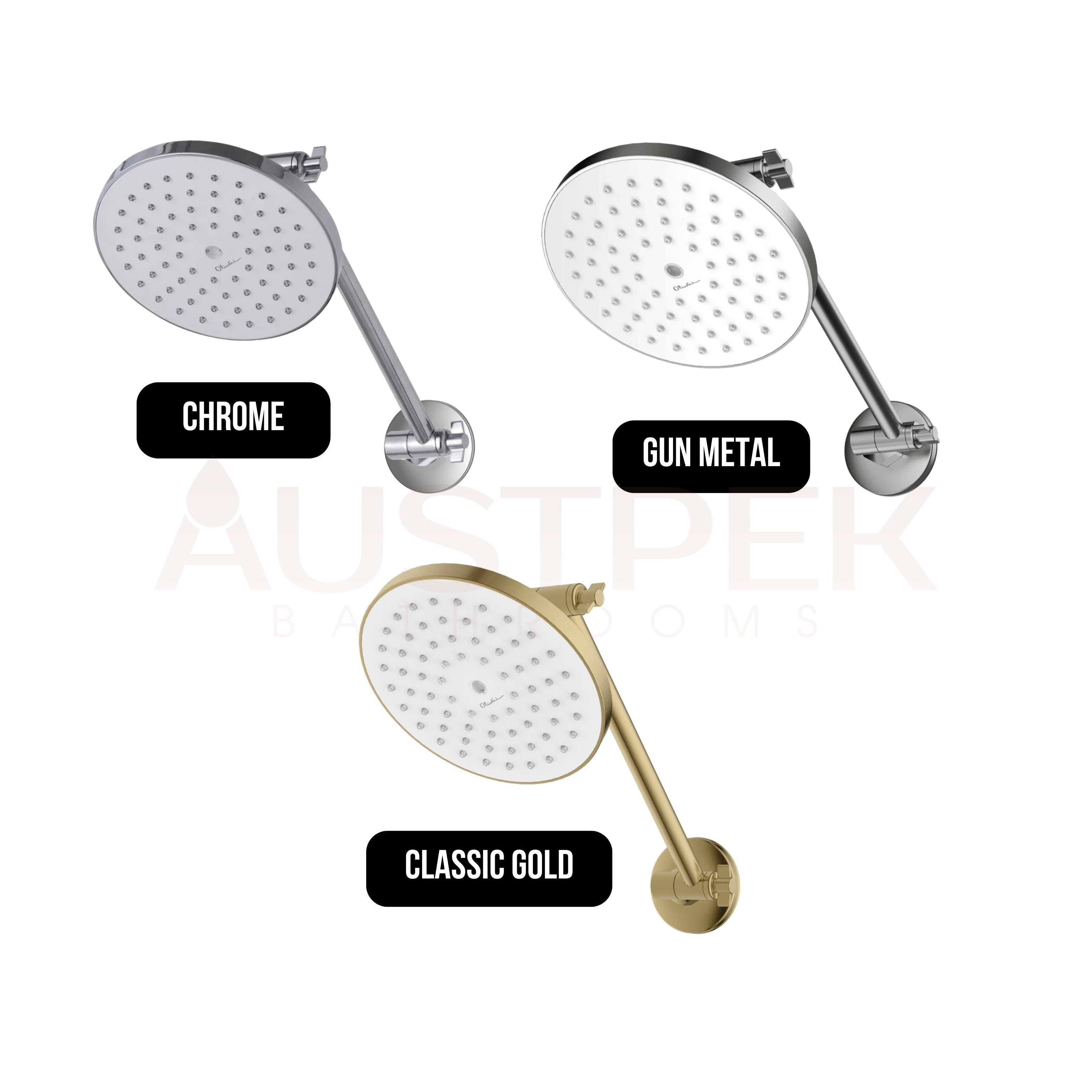 OLIVERI ROME HIGH RISE SHOWER CHROME