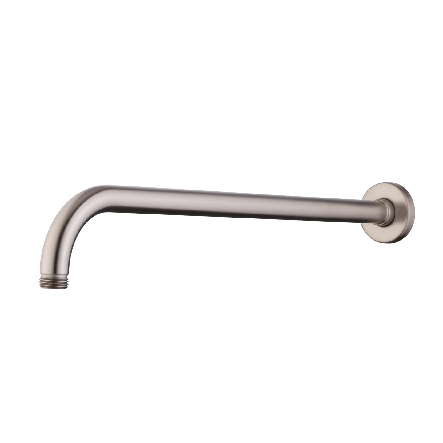 OLIVERI ROME WALL MOUNTED SHOWER ARM BRUSHED NICKEL 400MM